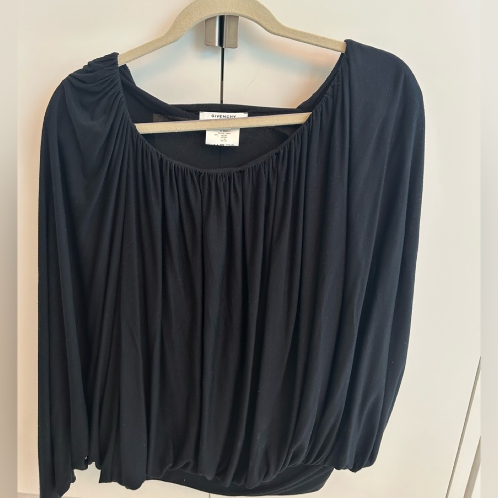 Givenchy Black Women's gathered bubble top